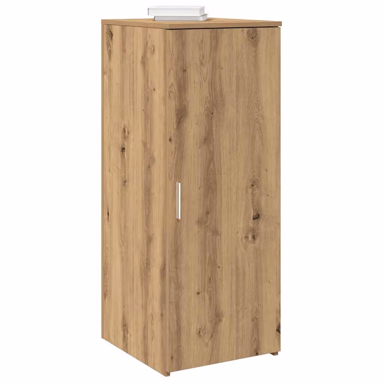 Mobile Portaoggetti Moderno vidaXL in MDF Rovere Marrone con Ante a Battente e Ripiani Interni L/P/H: 40 x 45 x 103,5 cm