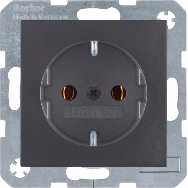 Presa BERKER 1f anth mt B.3/B.7 UP IP20 ZP
