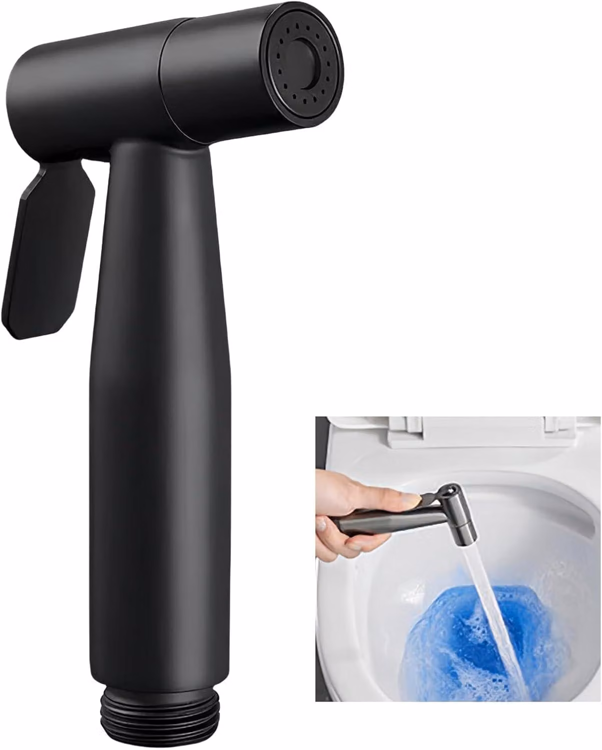 Doccia per bidet da fissare al lavandino - Doccia per bidet in acciaio inossidabile - Supporto per soffione G1/2 - Soffione per WC