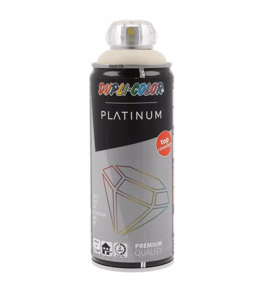 DUPLI-COLOR Vernice Spray Platinum 400 ml Avorio Chiaro RAL 1015 Satinato