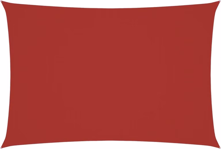 Parasole a Vela Oxford Rettangolare 3x6 m Rosso