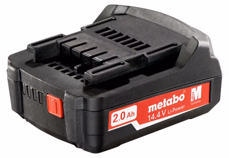 Metabo Ersatzakku 14,4 V, Werkzeugakku 2,0Ah Li-Power, Akku für Werkzeuge