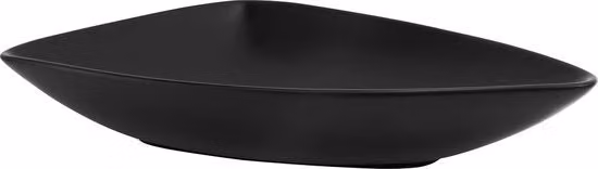 Lavabo da appoggio triangolare asimmetrico ML-Design in ceramica nera L: 69 cm, P: 46 cm, H: 13 cm