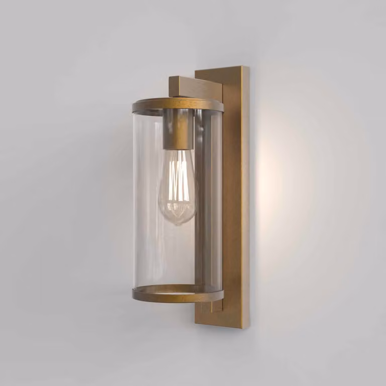 Astro Pimlico 400 - Applique per esterni in ottone antico IP23, E27
