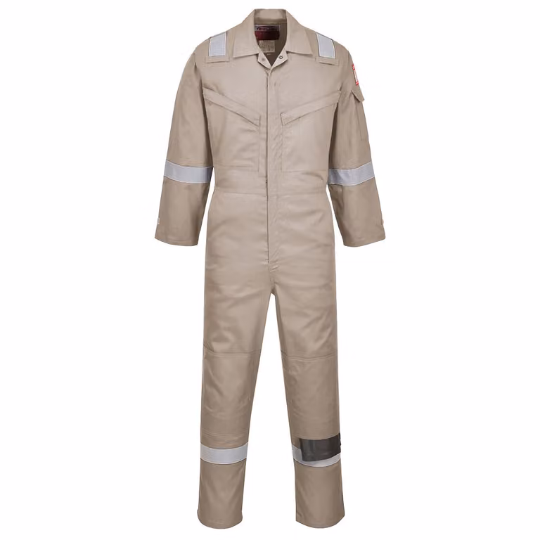 Portwest FR21 Tuta antistatica super leggera 210g Khaki taglia XXL