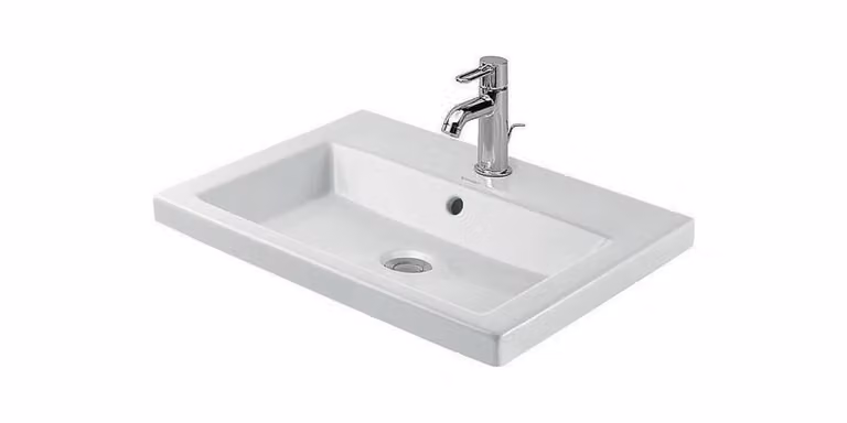 Duravit lavabo à encastrer 2nd floor 60cm, 0347600000, 0347600000