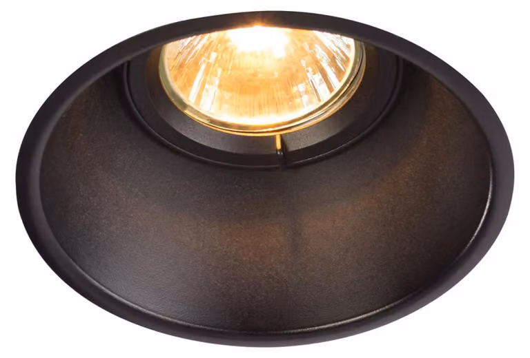 Horn-T luce da incasso rotonda Ø10,6 cm nero GU10