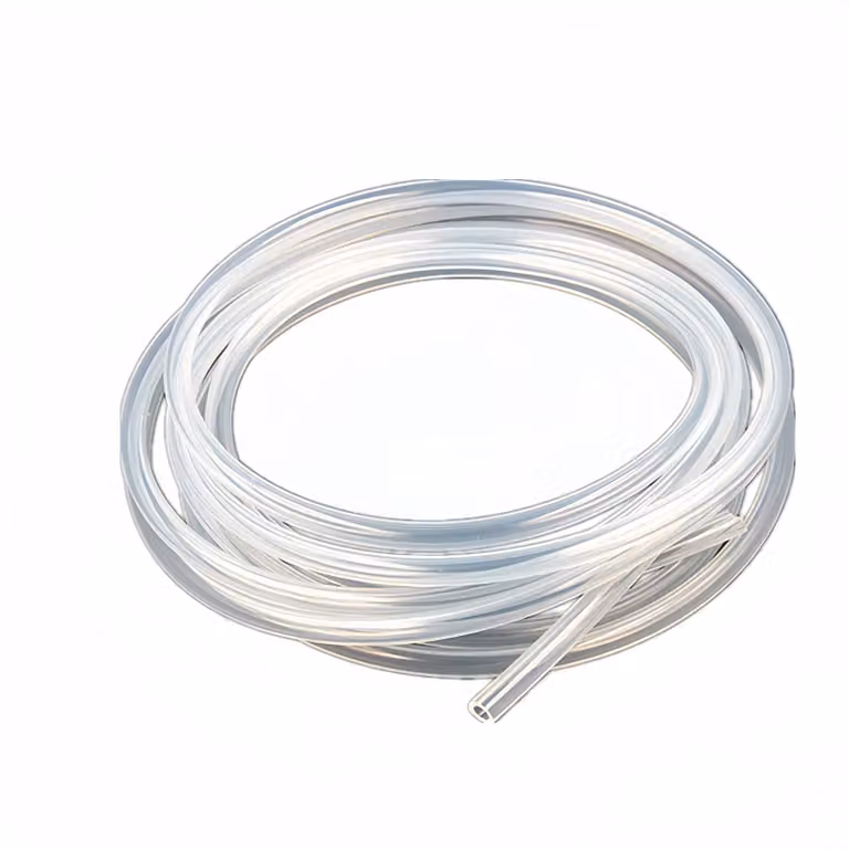 Tubo in silicone trasparente, diametro interno 6 mm, diametro esterno 7 mm, lunghezza 5 metri