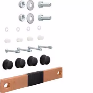 Connettore per guide a S, 60 mm, universN, 30x5/10, a 1 polo, per armadi a colonna SK 1+2
