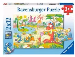 Puzzle Ravensburger Assortito Multicolore 12 Pezzi L: 26 cm, P: 18 cm