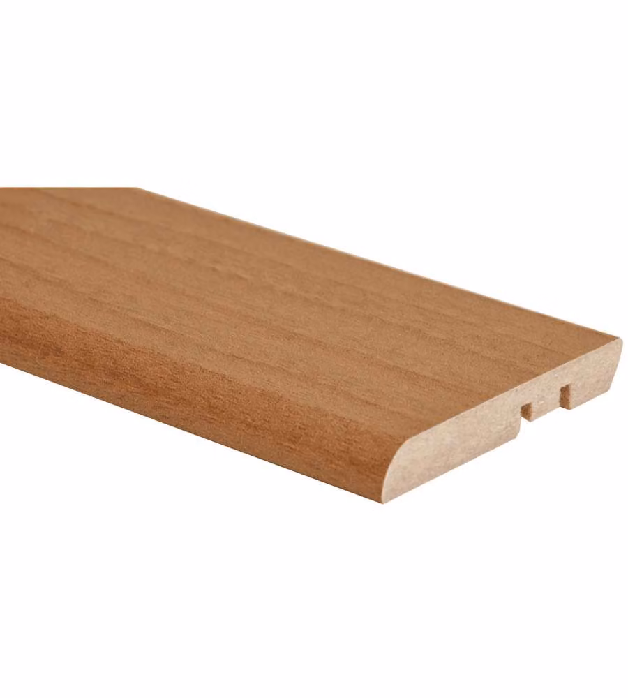 Battiscopa in MDF effetto noce chiaro 6,5 cm x 240 cm melaminico