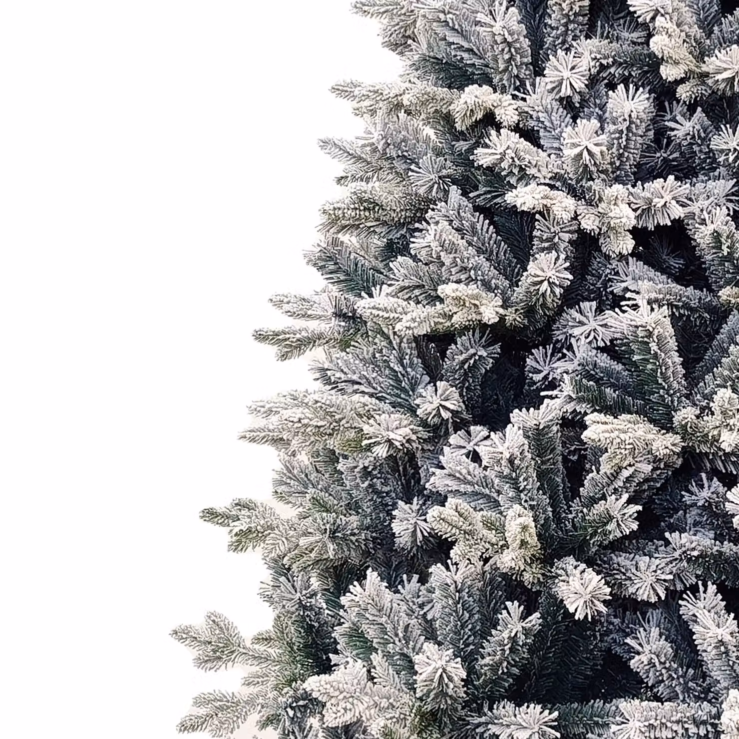 Albero di Natale Innevato Bajkal VESTIAMO CASA, colore verde, H 270 cm, Diametro alla base: 155 cm – 3
