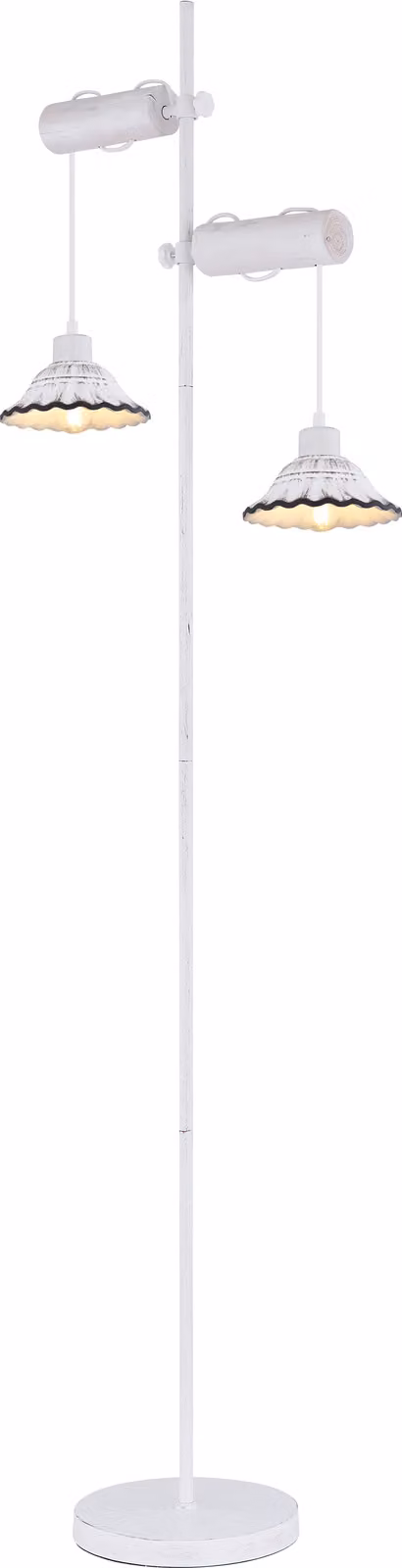 Globo Lighting lampada da terra in metallo verniciato, 2x E27