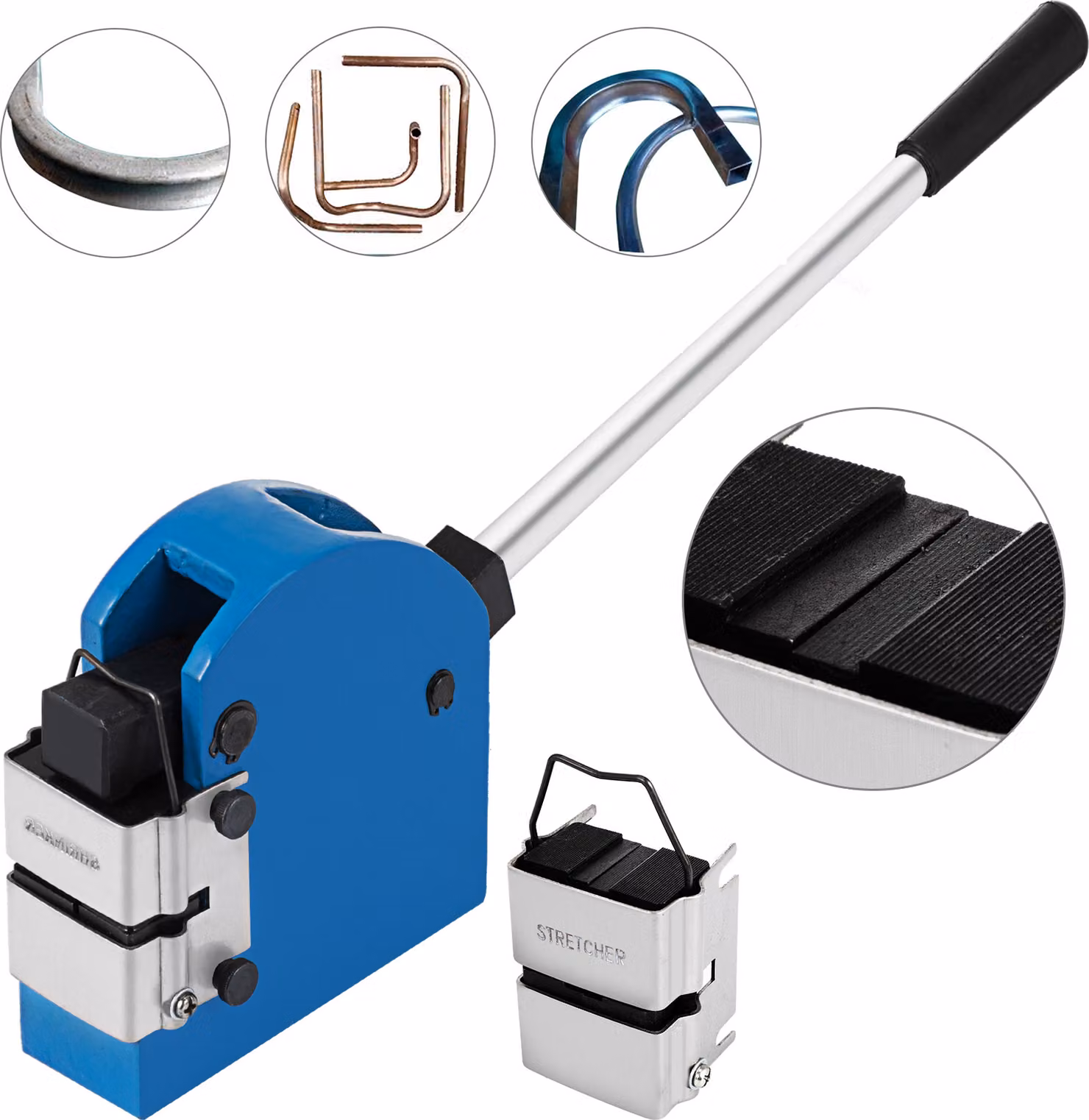 Curvatrice angolare VEVOR, curvatrice angolare in alluminio da 1,5 mm Curvatrice angolare in lamiera d'acciaio da 1,2 mm, curvatrice 65 x 160 x 140 mm Manuale, alluminio calibro 16, acciaio dolce calibro 18 e acciaio calibro 20