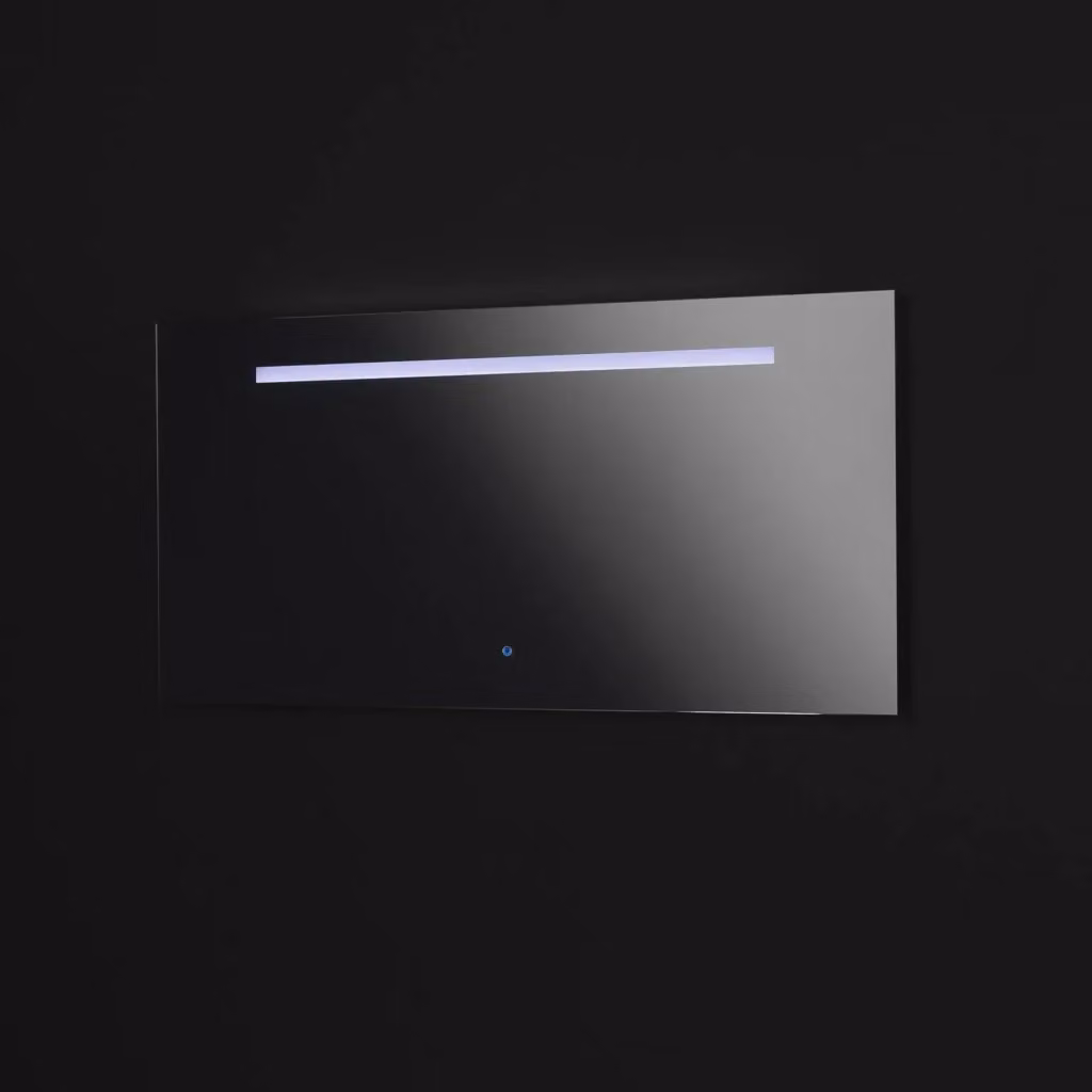 Specchio rettangolare con LED e comando touch AQA DESIGN nero da parete – 2