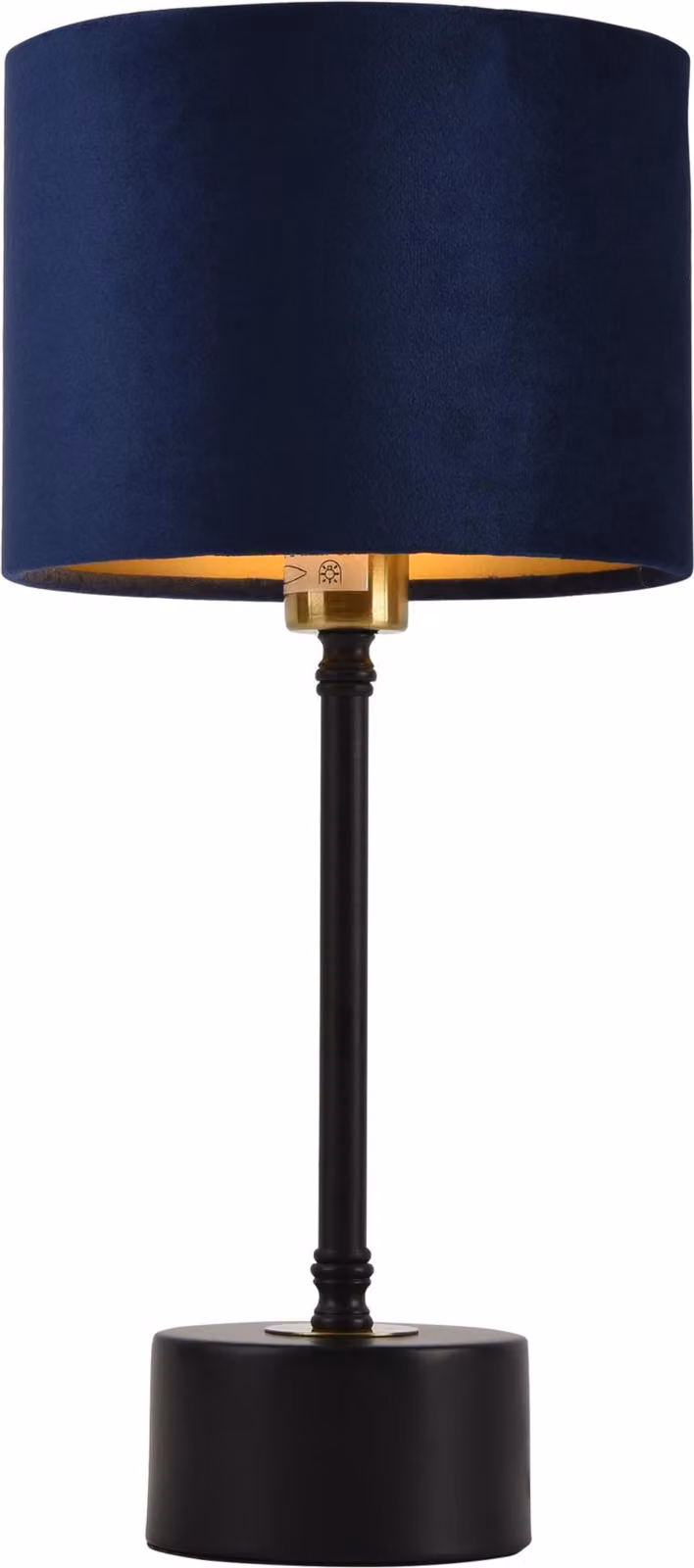 Lampada da tavolo 'Deventer' blu 1xE14 lampada da tavolo lampada da comodino [lux.pro]