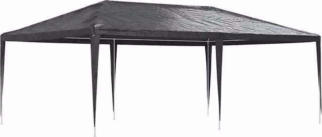 Gazebo | Pergolato Professionale 4x6 m Antracite 90 g/m2