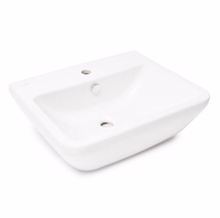 Lavabo Vitra INTEGRA Lavabo sospeso con troppopieno e foro per rubinetto 50 x 43 cm, bianco
