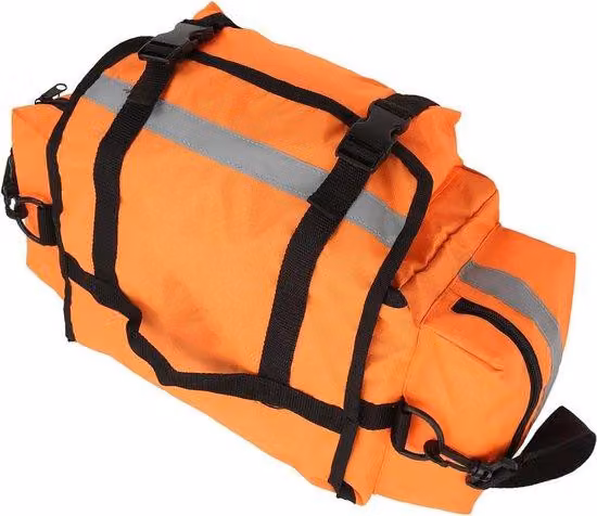 Borsa impermeabile da emergenza in 600 DPU con numerosi scomparti