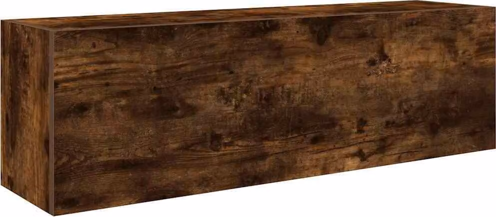 Armadietto Bagno Rovere Fumo 100x25x30 cm in Truciolato