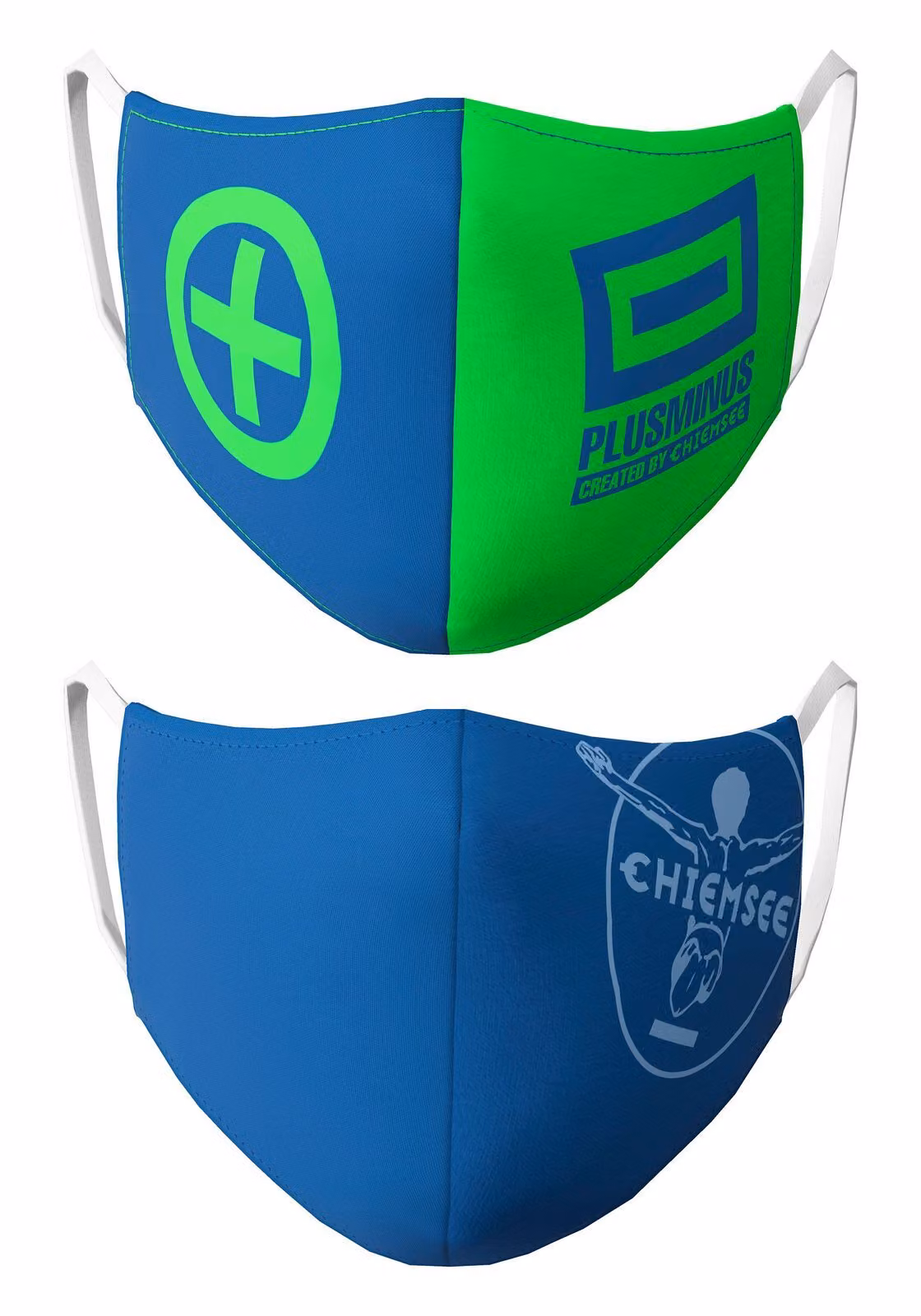 CHIEMSEE maschera facciale Mens Mask Turkish Sea blu multicolore