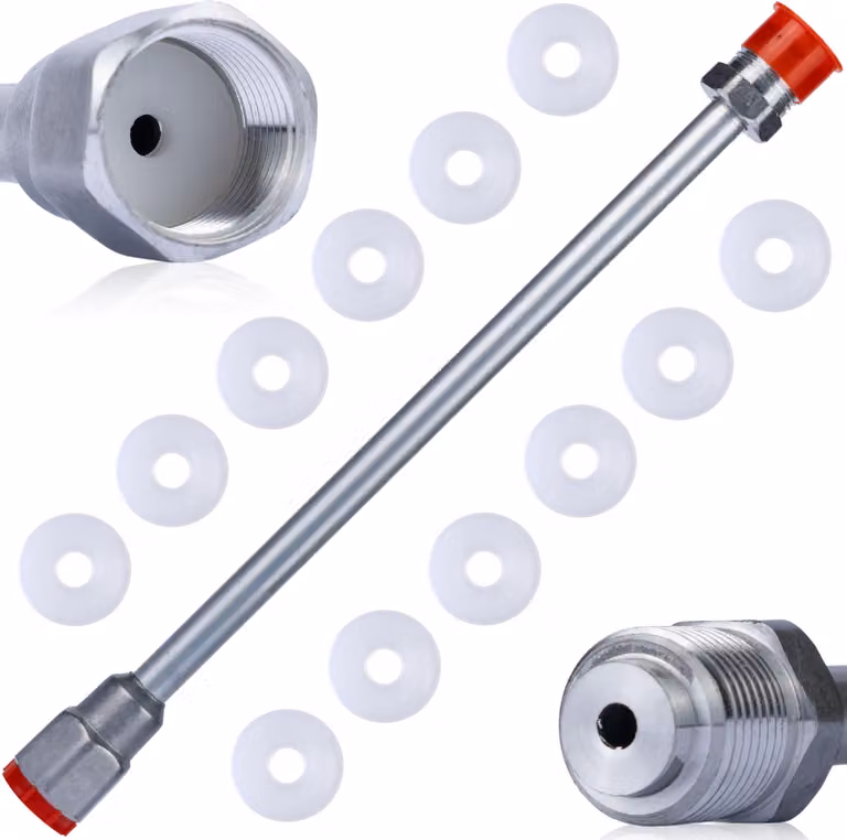 Rosfix Lancia per Pistola per Verniciatura 50 cm + Set di 10 Guarnizioni