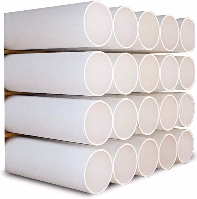 Tunnel Maxpower in vetro bianco Ø 125 x 750 mm