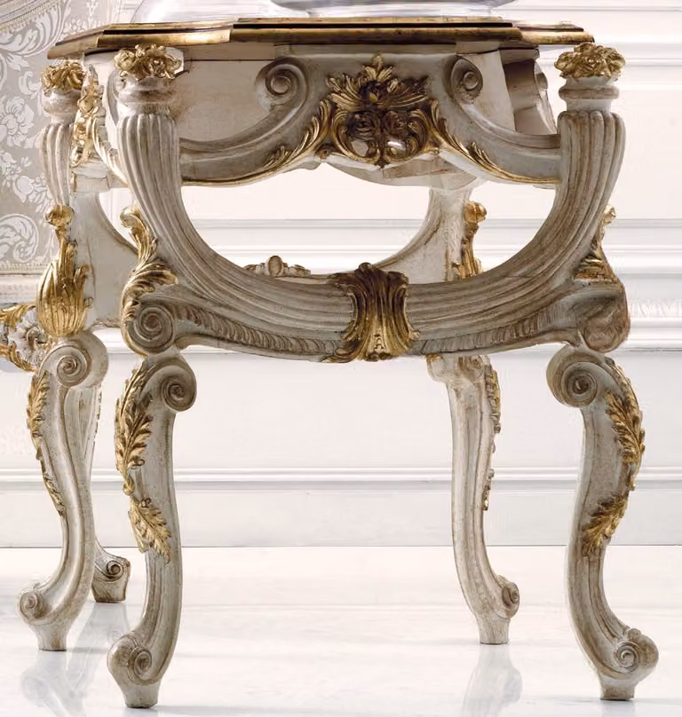 Couchtisch Tisch Beistelltisch Wohnzimmertisch Holz Royal Beistell Barock Tische