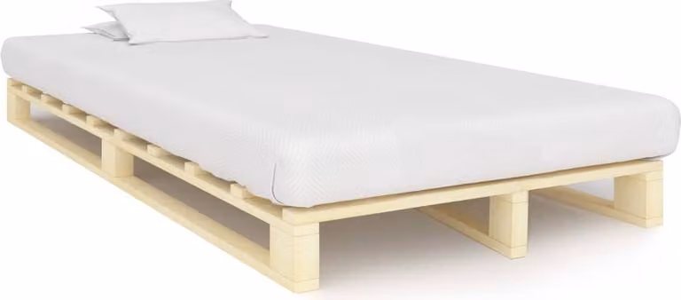 The Living Store Letto in pallet Pino massiccio 120×200 cm