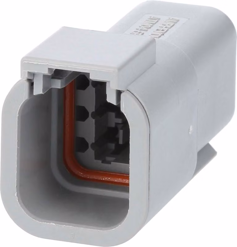 Amphenol AS-6SM 118 Connettore per cavo serie ATM Pin, 6 poli, connessione a crimpare Diametro isolamento 1,35 mm - 3,05 mm,