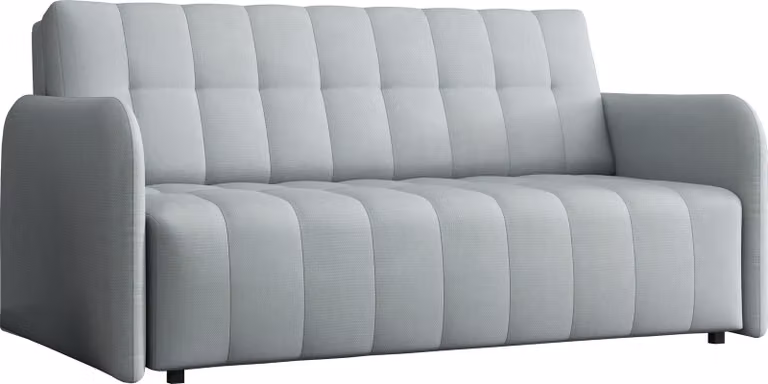 MIRJAN24 Divano letto Viva Grand IV, divano imbottito a 4 posti con cuscini inclusi, con contenitore e funzione letto, divano elegante (colore: Paros 5)