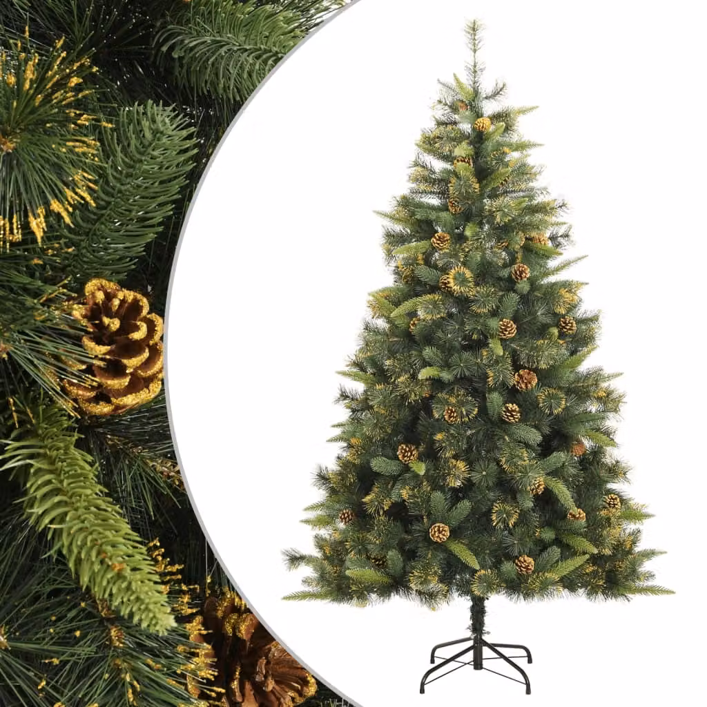 Maison Exclusive - Albero di Natale artificiale pieghevole con punte, altezza 210 cm