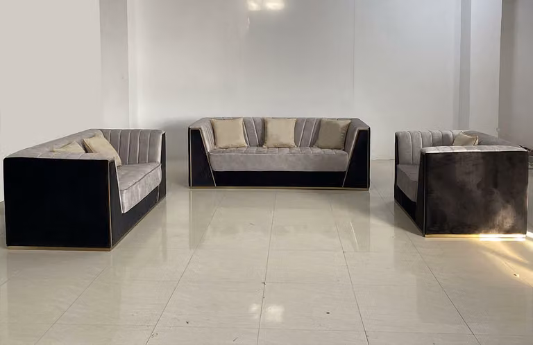 Design Sofas Polstermöbel Sofas Modern Luxus elegant Sitzgarnitur 3+2+1 Sitzer