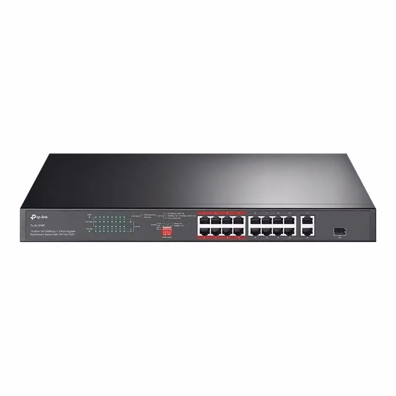 Switch di rete non gestito TP-Link TL-SL1218P Gigabit Ethernet con supporto Power over Ethernet (PoE) nero – 2