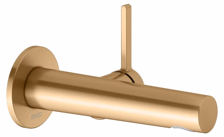 KEUCO EDITION 400 Mitigeur monocommandé pour lavabo, encastré pour montage mural, saillie 165mm, 51516250101, 51516250101