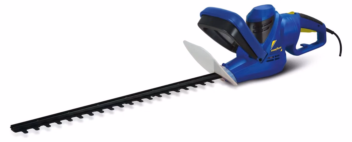Goodyear - Potatore elettrico per siepi, 450 W. Potatore elettrico per siepi, lama da 500 mm. Dente