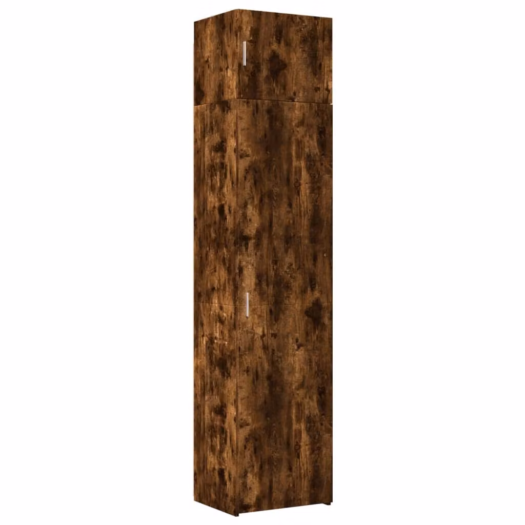 Mobile Sottile Rovere Fumo 50x42,5x225 cm in Truciolato