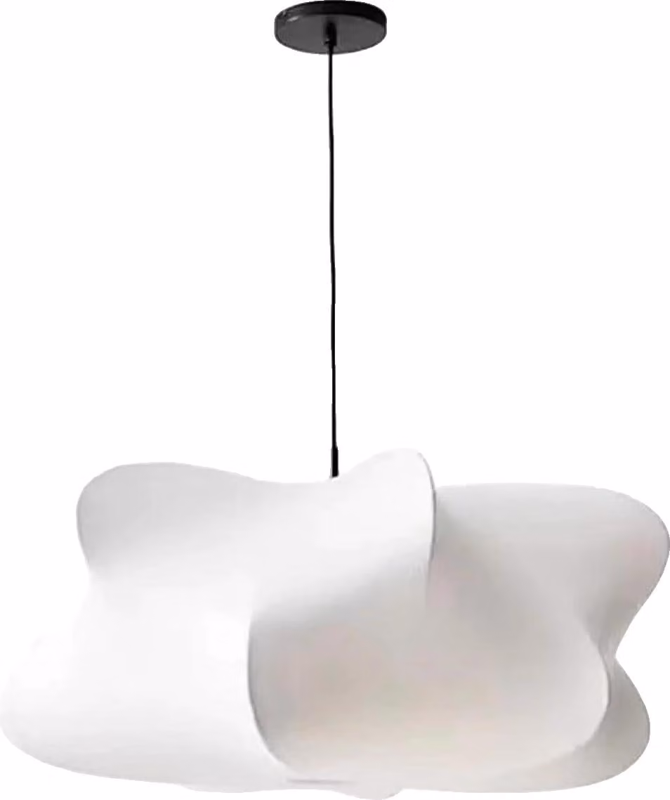 Lampada a sospensione, stile nordico, regolabile in altezza, L-D60-H28cm, senza lampadina E27