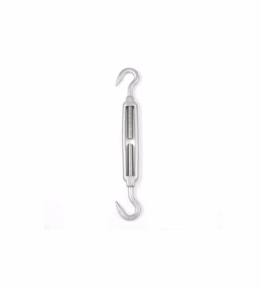 Tenditore a 2 ganci M5 mm. in acciaio zincato