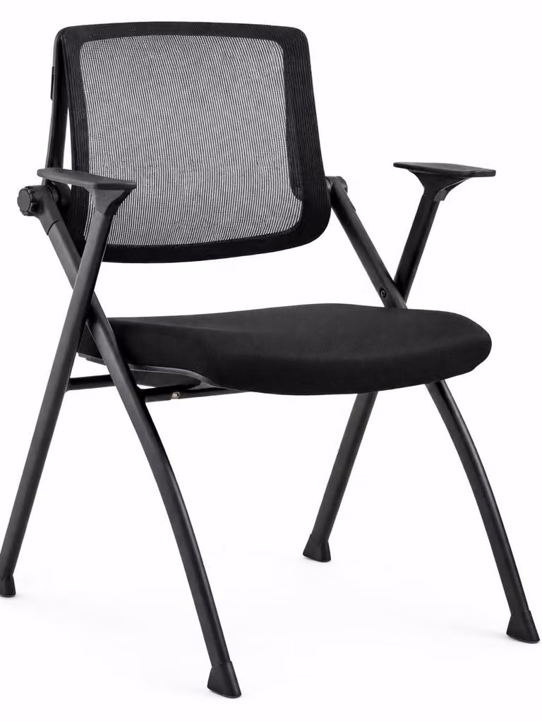 Sedia ergonomica per seminari, con schienale in rete traspirante e braccioli