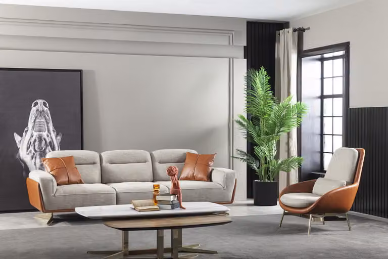 Sofagarnitur 3+1 Sitzer Couch Möbel Set 3tlg. Sitzgarnitur Möbel Wohnzimmer