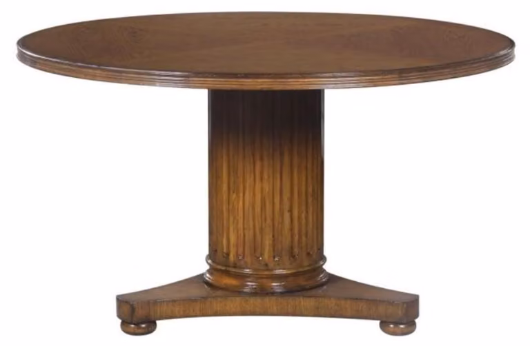 Casa Padrino tavolo da pranzo in rovere marrone Ø 135 x h. 78 cm - mobili per sala da pranzo in legno massiccio