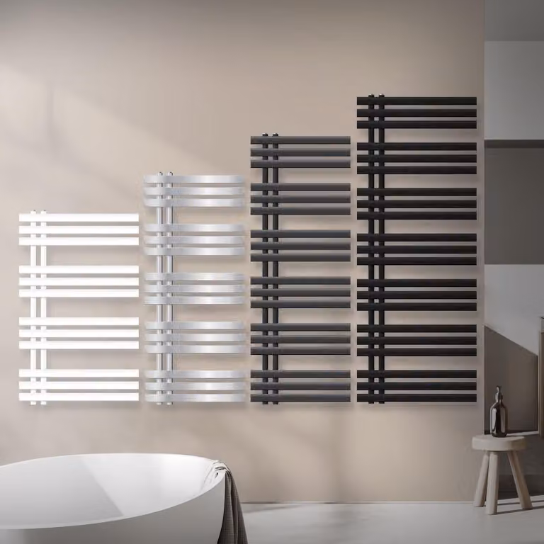 Termosifone da bagno - Radiatore design - 500 x 1200 mm - 404 W - Antracite