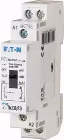 Relè di preselezione Eaton, 230VAC/50Hz, 1S+1NC, 20A 267975