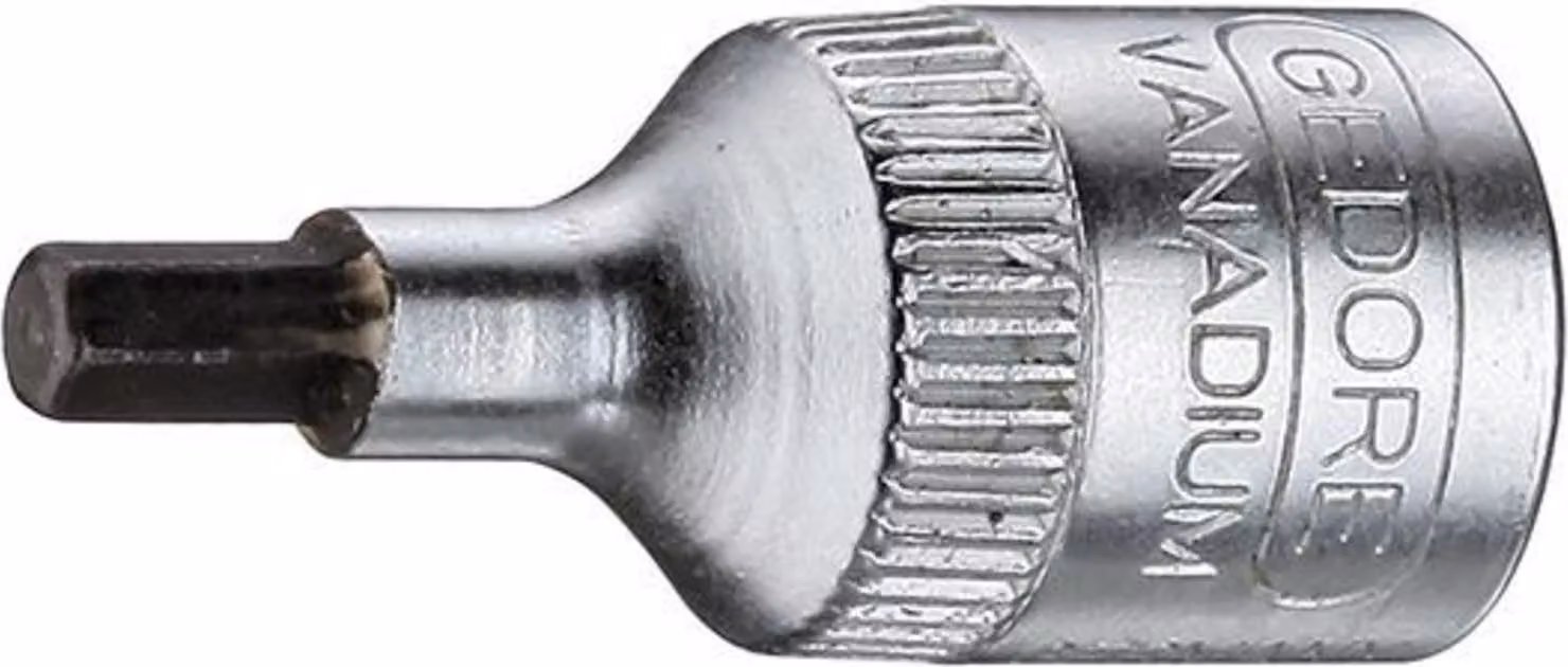 Inserto per avvitatore 1/4" 3 x 28 mm esagono incassato Gedore | 4010886617601