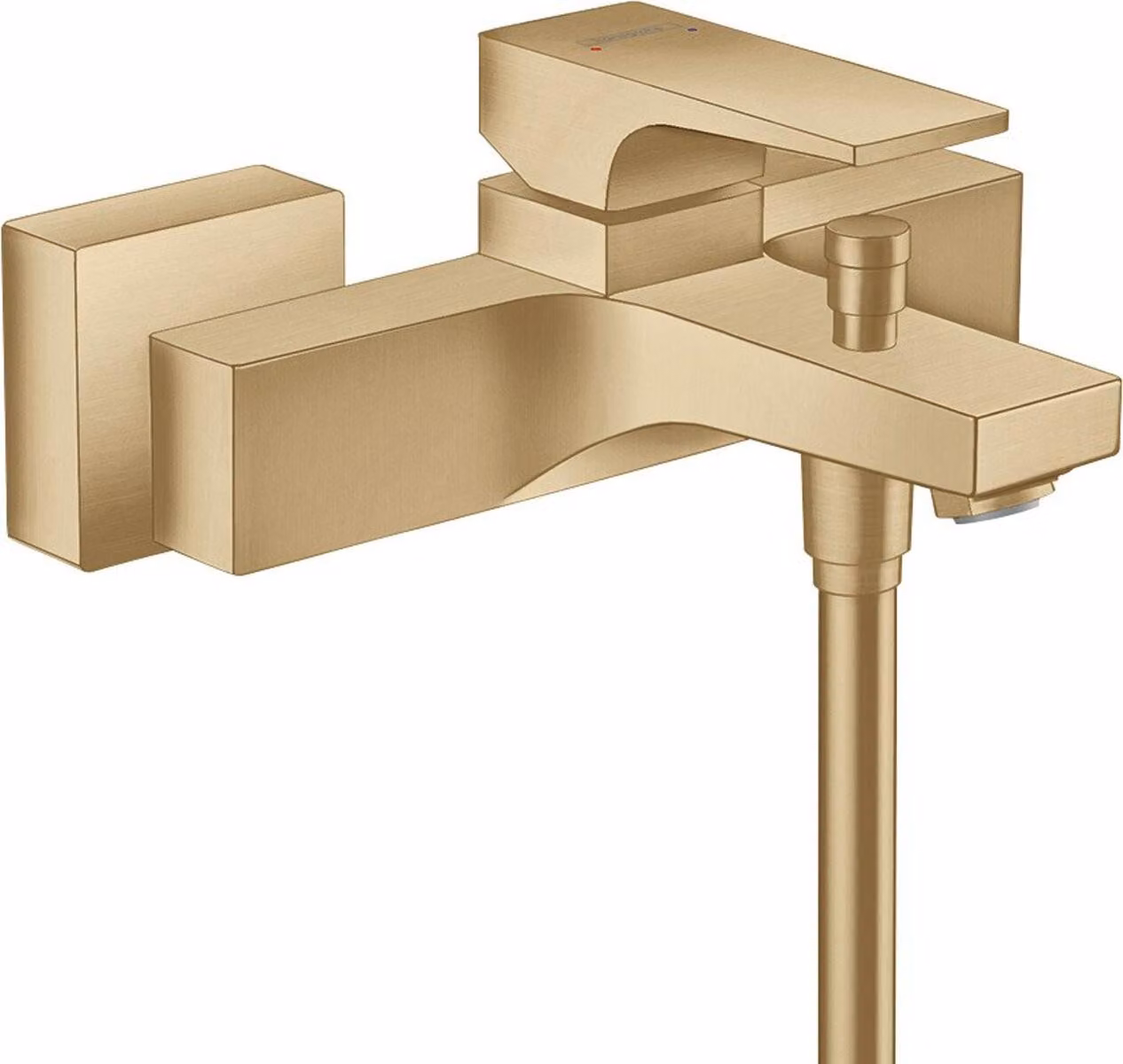 hansgrohe Metropol mitigeur monocommande de bain, montage en saillie, poignée à levier, saillie de 180mm, 32540140, 32540140