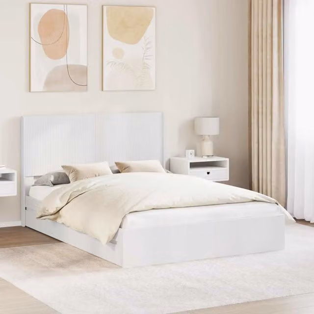 Struttura del letto con stoccaggio e testata 2 pz 3414019