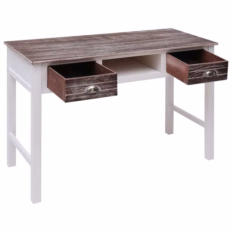 Scrivania marrone 110 × 45 × 76 cm legno