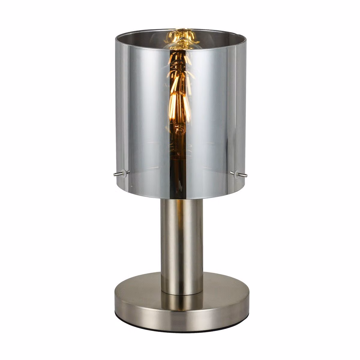 Italux Sardo lampada da tavolo moderna a LED in nichel TB-5581-1-SC+SG