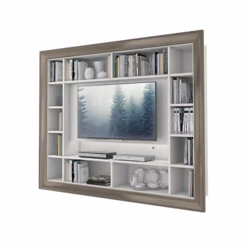 Porta TV classico sospeso con cornice Colombini Casa L233